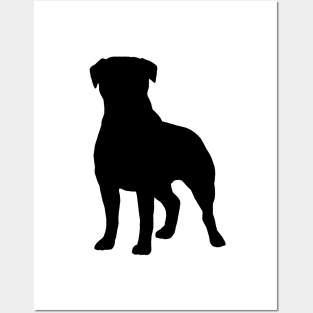 Rottweiler Silhouette Posters and Art